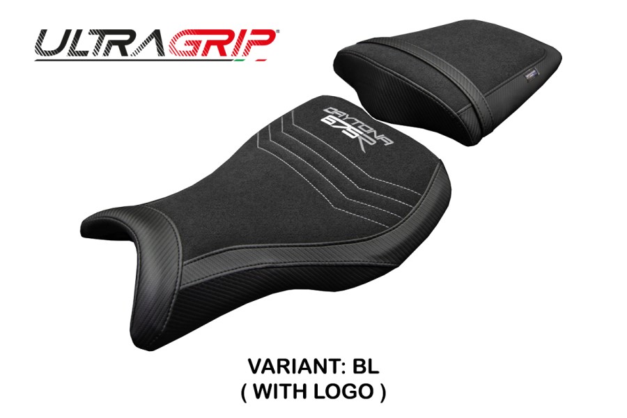 Funda de asiento compatible - Triumph Daytona 675R 2006-2012 - mod Ripley Ultragrip