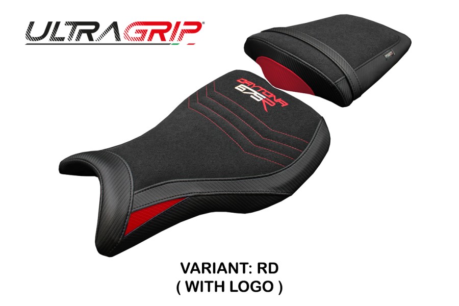 Sitzbezug kompatibel - Triumph Daytona 675R 2006-2012 - mod Ripley Ultragrip
