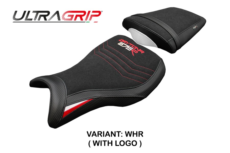 Housse de selle compatible - Triumph Daytona 675R 2006-2012 - mod Ripley Ultragrip