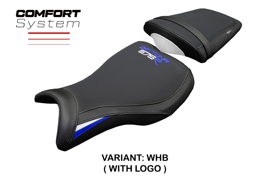 Housse de selle compatible - Triumph Daytona 675R 2006-2012 - mod Ripley Comfort System