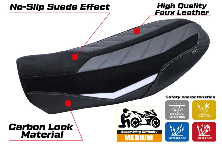 Housse de selle compatible - Ducati Scrambler Urban Motard 2022-2024 - mod Vanguard