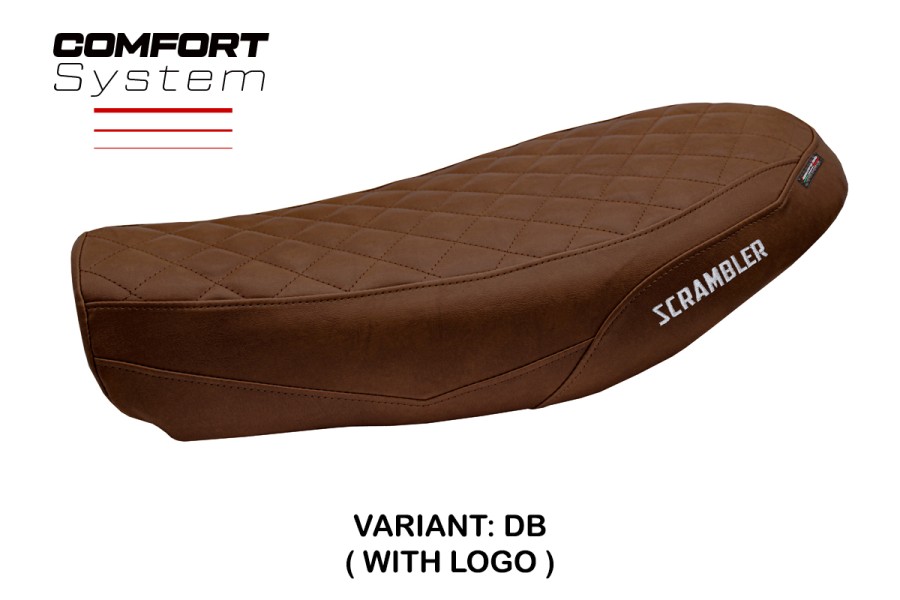 Housse de selle compatible - Ducati Scrambler Urban Motard 2022-2024 - mod Antigua Comfort System