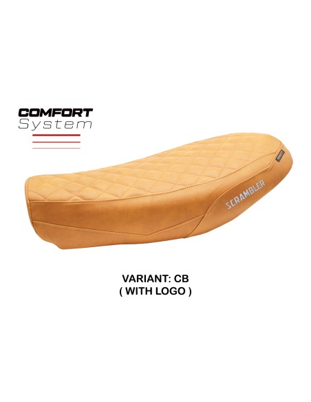 Funda de asiento compatible - Ducati Scrambler Urban Motard 2022-2024 - mod Antigua Comfort System