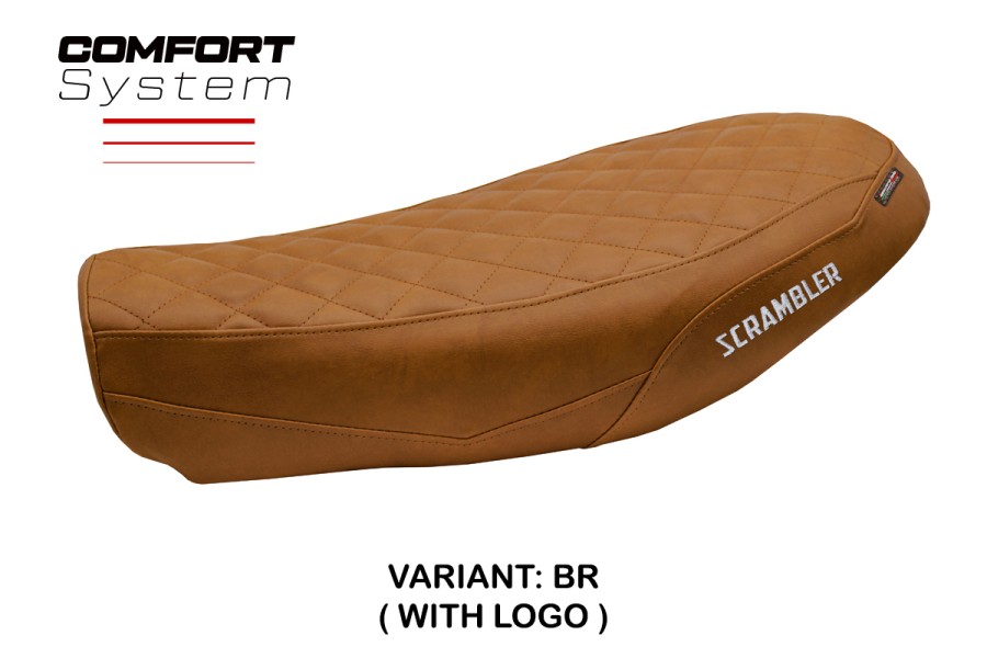 Housse de selle compatible - Ducati Scrambler Urban Motard 2022-2024 - mod Antigua Comfort System