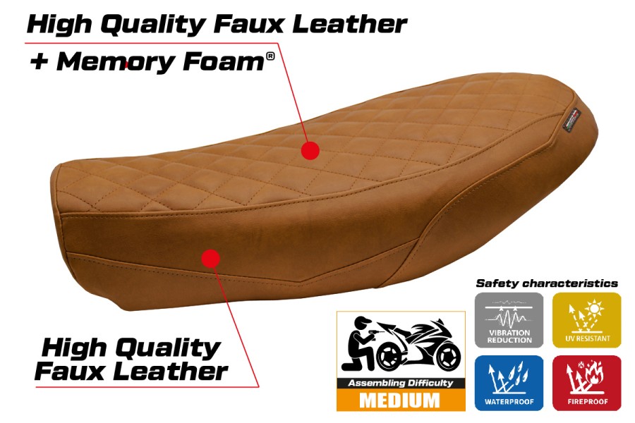 Sitzbezug kompatibel - Ducati Scrambler Urban Motard 2022-2024 - mod Antigua Comfort System
