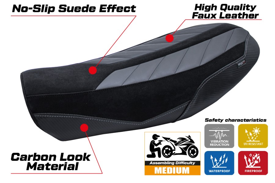 Funda de asiento compatible - Ducati Scrambler Nightshift 2021-2022 - mod Vanguard