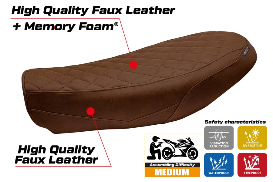 Sitzbezug kompatibel - Ducati Scrambler Nightshift 2021-2022 - mod Antigua Comfort System