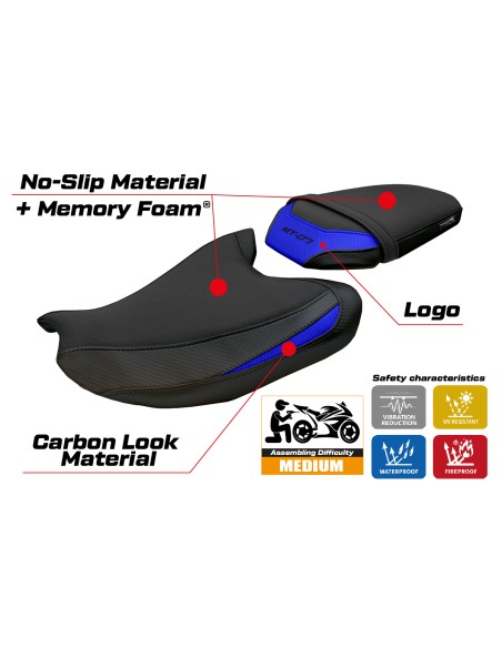 Funda de asiento compatible - Yamaha MT-07 2025 - mod Fukaya Comfort System
