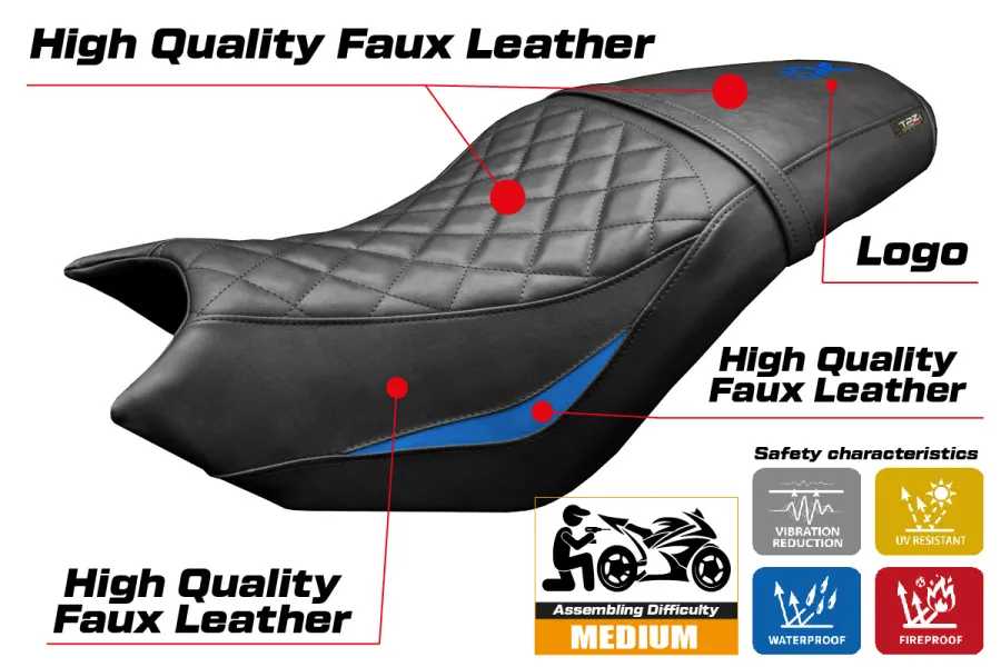 Seat cover compatible - CF Moto 700 CL-X 2021-2026 - mod Bafia