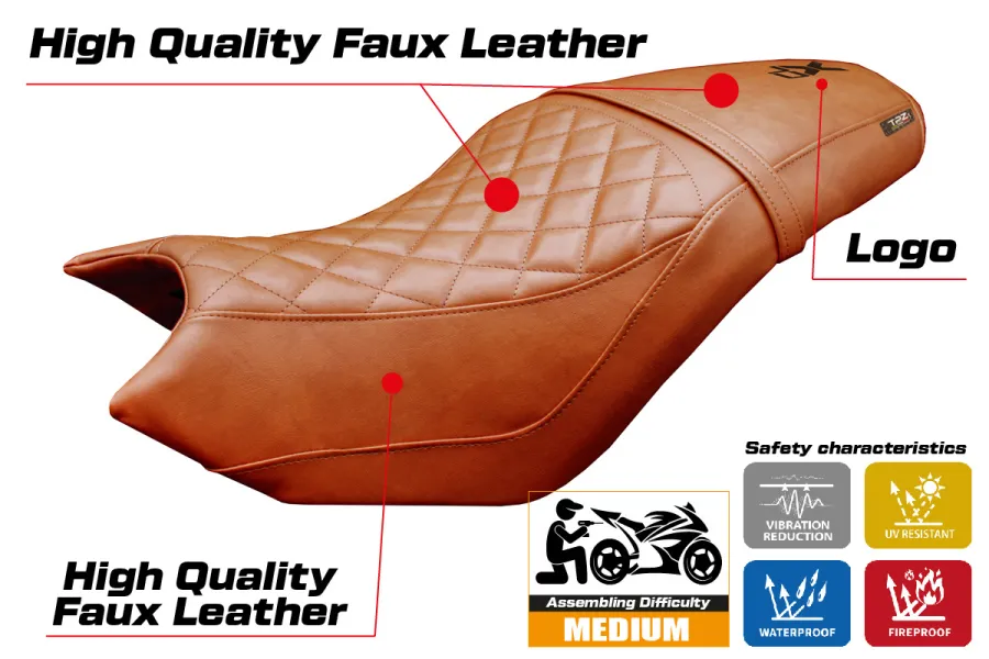 Rivestimento sella compatibile - CF Moto 700 CL-X 2021-2026 - mod Bafia