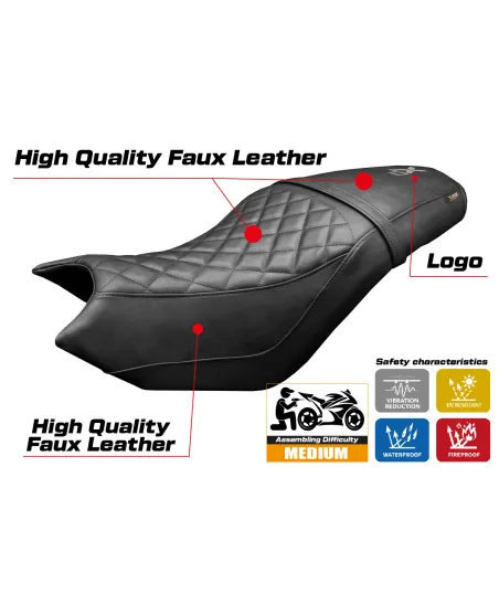 Funda de asiento compatible - CF Moto 700 CL-X 2021-2026 - mod Bafia