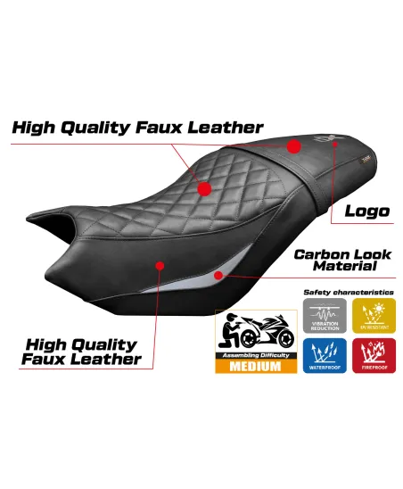 Funda de asiento compatible - CF Moto 700 CL-X 2021-2026 - mod Bafia