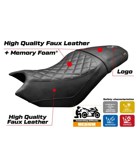 Seat cover compatible - CF Moto 700 CL-X 2021-2026 - mod Bafia Comfort System