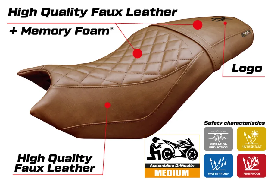 Funda de asiento compatible - CF Moto 700 CL-X 2021-2026 - mod Bafia Comfort System