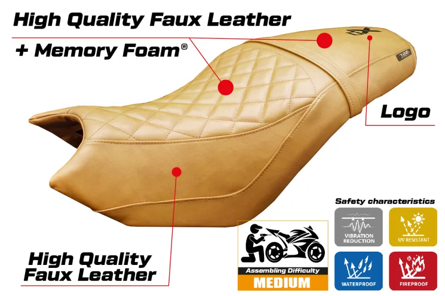 Funda de asiento compatible - CF Moto 700 CL-X 2021-2026 - mod Bafia Comfort System