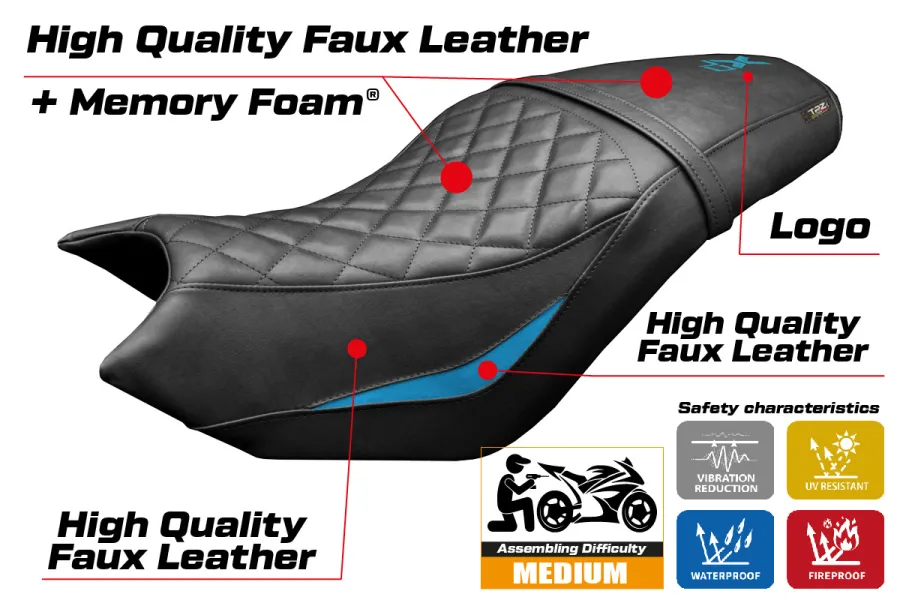 Funda de asiento compatible - CF Moto 700 CL-X 2021-2026 - mod Bafia Comfort System