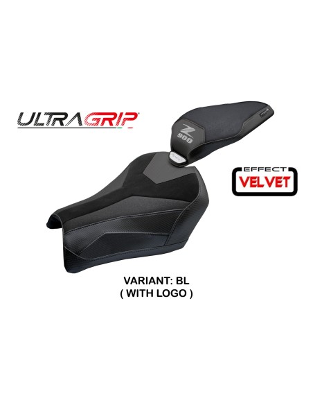 Funda de asiento compatible - Kawasaki Z 900 2025 - mod Uchiko Velvet Ultragrip