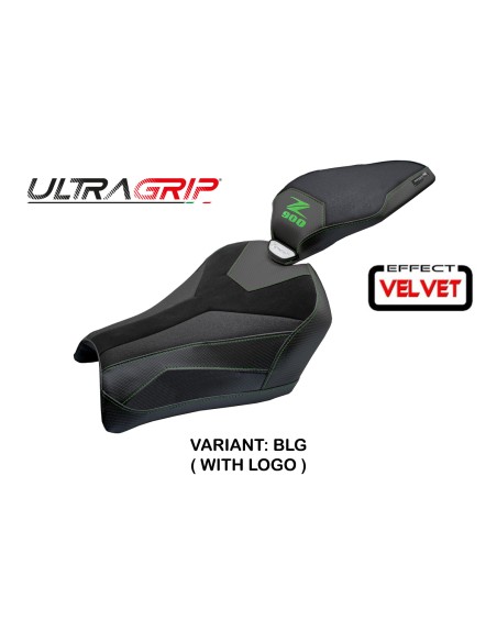 Seat cover compatible - Kawasaki Z 900 2025 - mod Uchiko Velvet Ultragrip