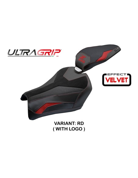 Funda de asiento compatible - Kawasaki Z 900 2025 - mod Uchiko Velvet Ultragrip
