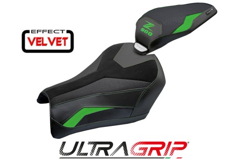 Funda de asiento compatible - Kawasaki Z 900 2025 - mod Uchiko Velvet Ultragrip