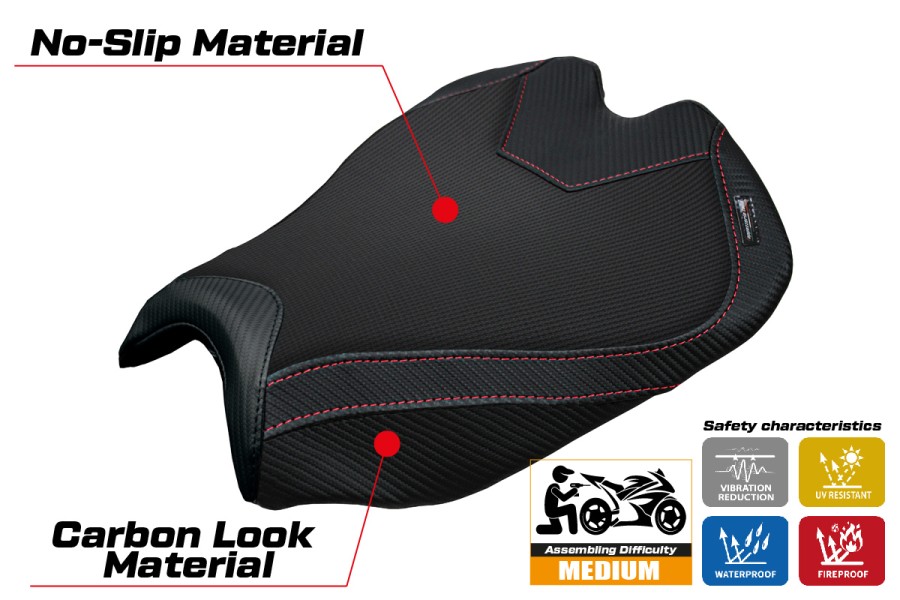 Seat cover compatible - Ducati Streetfighter V4 2025-2026 - mod Alcara