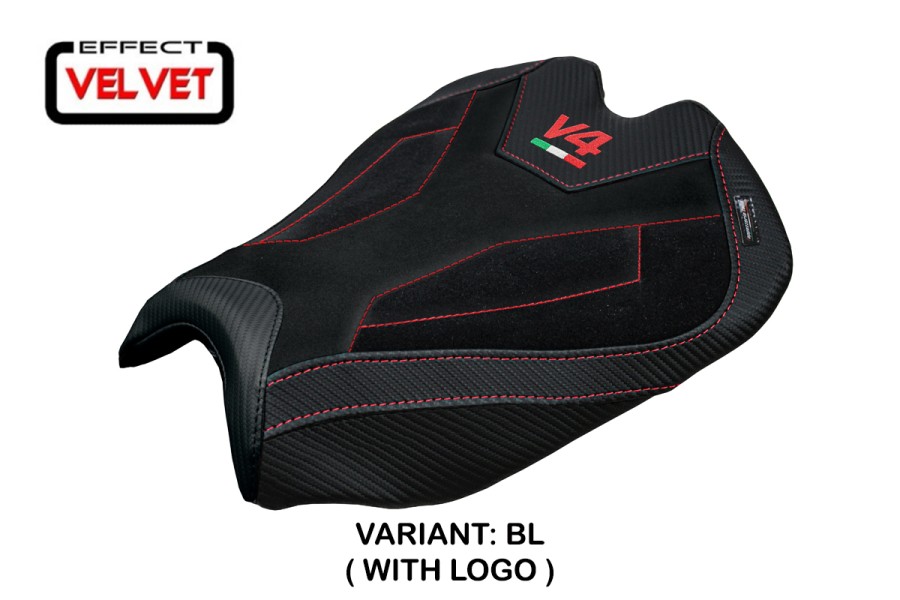Rivestimento sella compatibile - Ducati Streetfighter V4 2025-2026 - mod Alcara Velvet