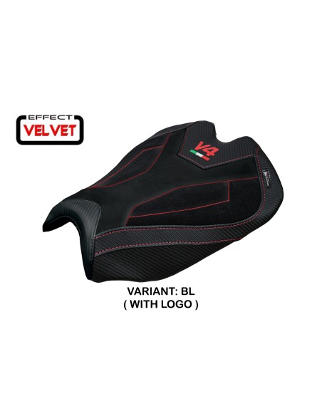 Rivestimento sella compatibile - Ducati Streetfighter V4 2025-2026 - mod Alcara Velvet