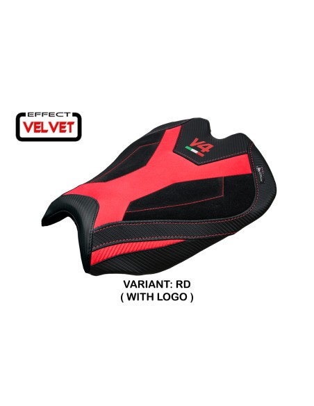 Rivestimento sella compatibile - Ducati Streetfighter V4 2025-2026 - mod Alcara Velvet