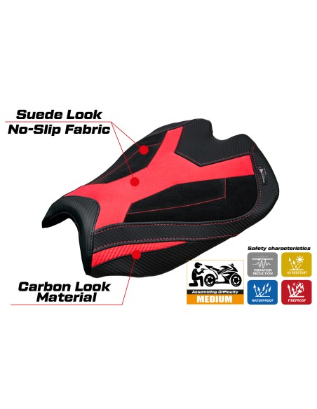 Housse de selle compatible - Ducati Streetfighter V4 2025 - mod Alcara Velvet