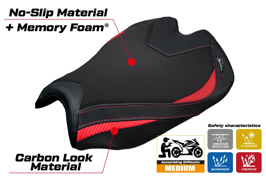 Sitzbezug kompatibel - Ducati Streetfighter V4 2025-2026 - mod Alcara Comfort System
