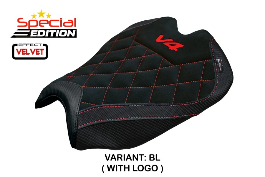 Rivestimento sella compatibile - Ducati Streetfighter V4 2025-2026 - mod Alcara Special Edition