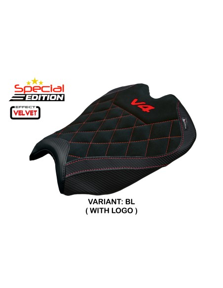 Rivestimento sella compatibile - Ducati Streetfighter V4 2025-2026 - mod Alcara Special Edition