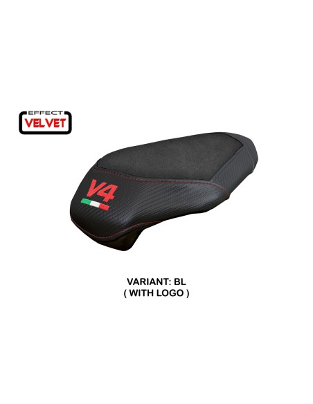 Funda de asiento compatible - Ducati Streetfighter V4 2025 - mod Alcara Pass Velvet