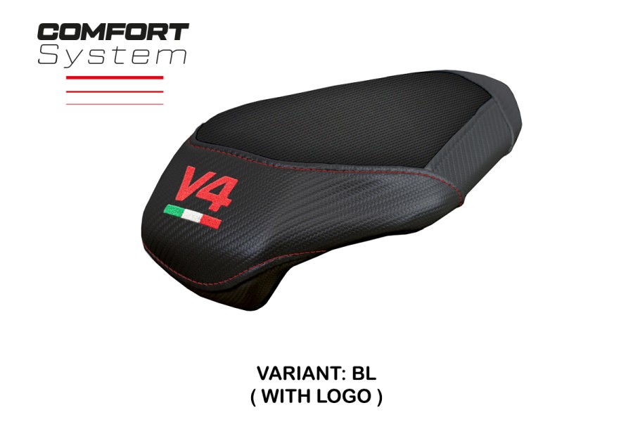 Rivestimento sella compatibile - Ducati Streetfighter V4 2025-2026 - mod Alcara Pass Comfort System