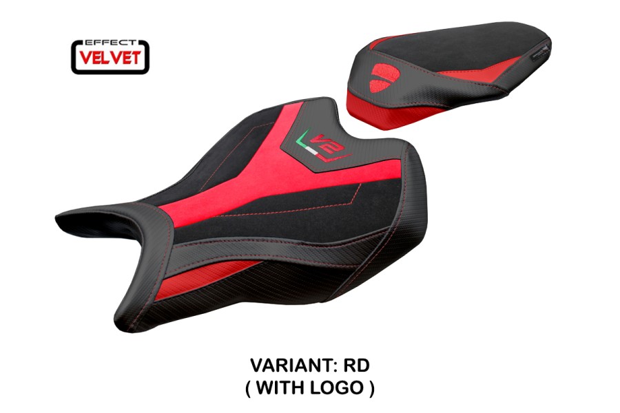 Rivestimento sella compatibile - Ducati Streetfighter V2 2025-2026 - mod Roveri Velvet