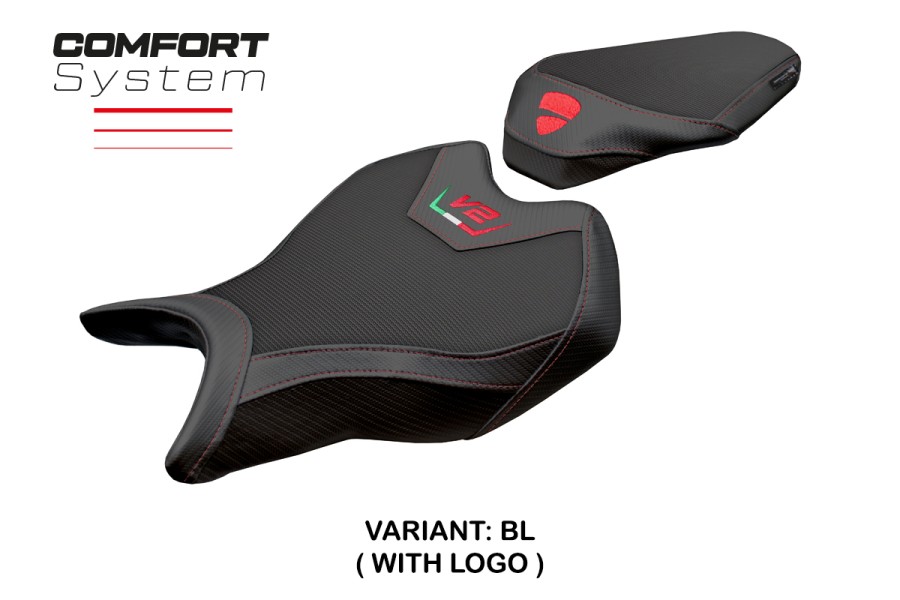 Rivestimento sella compatibile - Ducati Streetfighter V2 2025-2026 - mod Roveri Comfort System