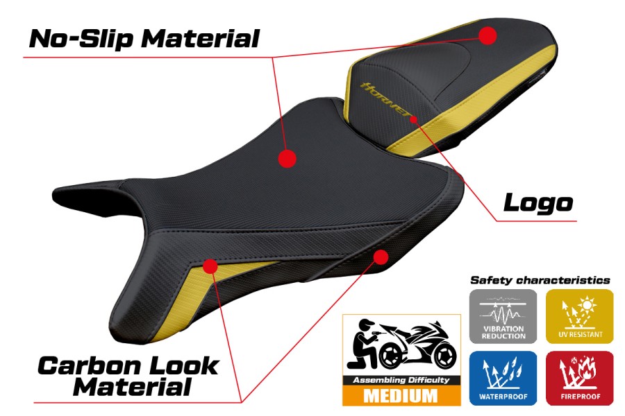 Funda de asiento compatible - Honda CB 1000 Hornet 2025-2026 - mod Manuel