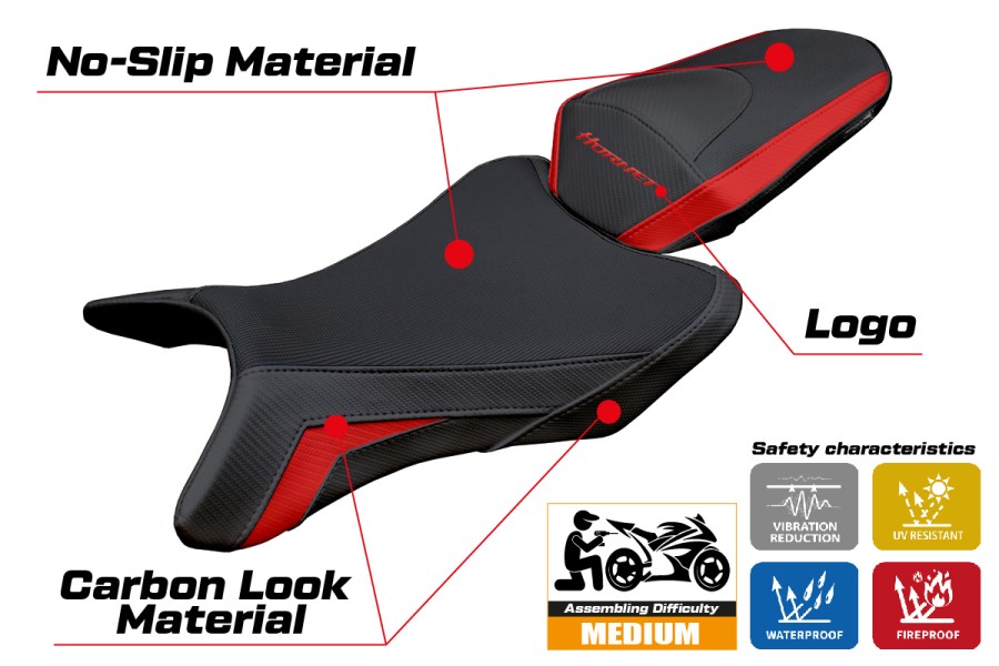 Sitzbezug kompatibel - Honda CB 1000 Hornet 2025-2026 - mod Manuel