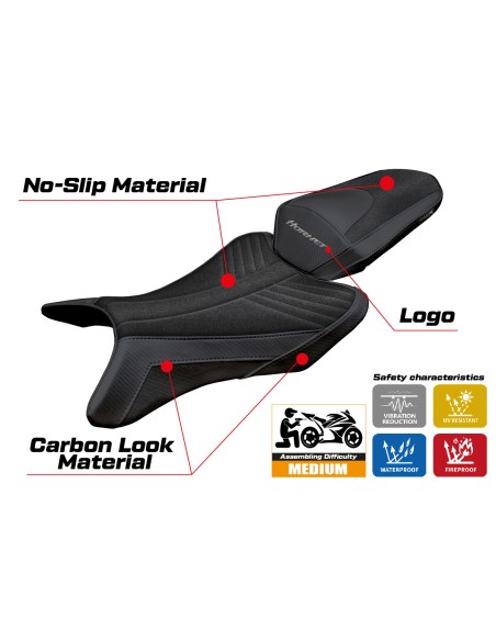 Seat cover compatible - Honda CB 1000 Hornet 2025 - mod Manuel Ultragrip