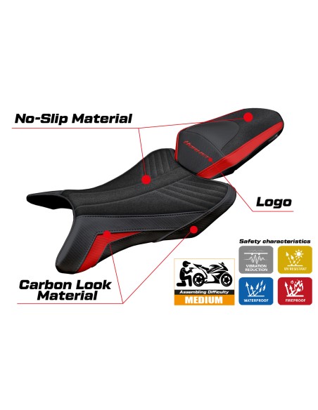 Seat cover compatible - Honda CB 1000 Hornet 2025 - mod Manuel Ultragrip