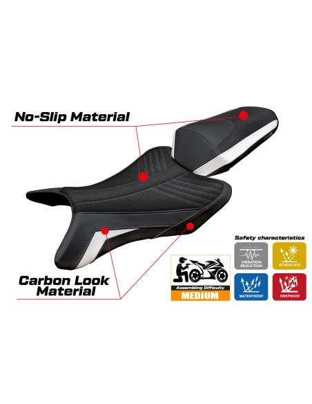 Sitzbezug kompatibel - Honda CB 1000 Hornet 2025 - mod Manuel Ultragrip