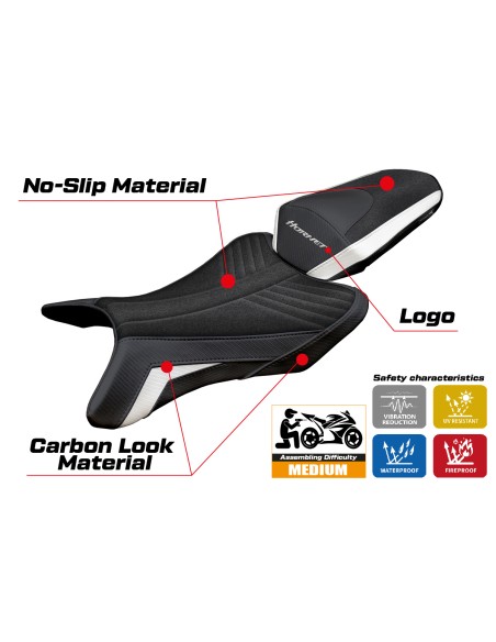 Seat cover compatible - Honda CB 1000 Hornet 2025 - mod Manuel Ultragrip