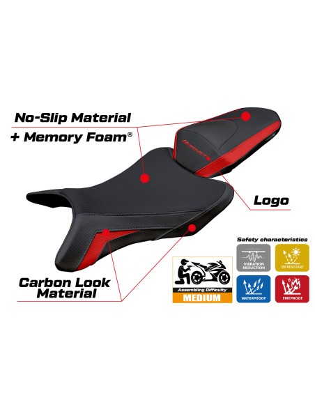 Seat cover compatible - Honda CB 1000 Hornet 2025 - mod Manuel Comfort System