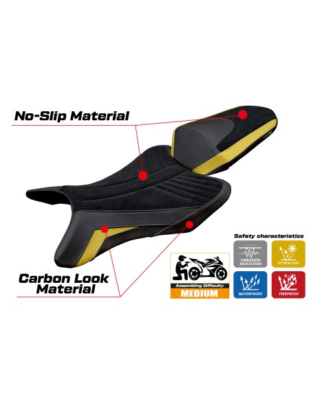 Funda de asiento compatible - Honda CB 1000 Hornet 2025 - mod Manuel Velvet