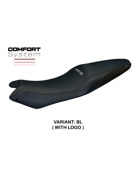 Housse de selle compatible - Kawasaki ER-6N / ER-6F 2005-2011 - mod London Comfort System