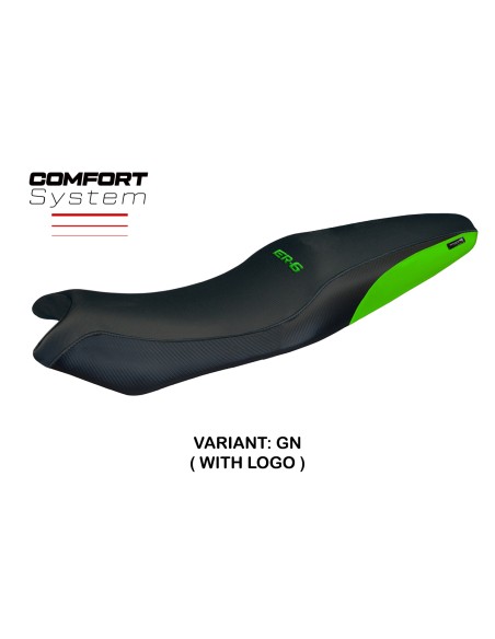 Funda de asiento compatible - Kawasaki ER-6N / ER-6F 2005-2011 - mod London Comfort System