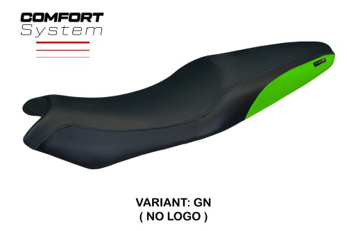 Housse de selle compatible - Kawasaki ER-6N / ER-6F 2005-2011 - mod London Comfort System 2