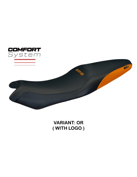 Housse de selle compatible - Kawasaki ER-6N / ER-6F 2005-2011 - mod London Comfort System