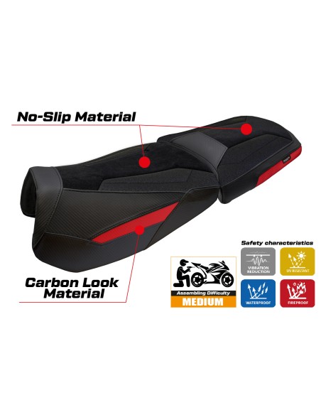 Housse de selle compatible - BMW R 1300 GS Adventure Trophy 2024-2026 - mod Bear Ultragrip