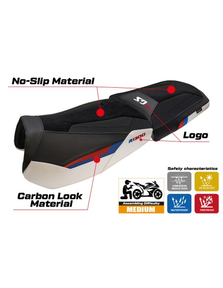 Sitzbezug kompatibel - BMW R 1300 GS Adventure Trophy 2024-2026 - mod Bear Ultragrip